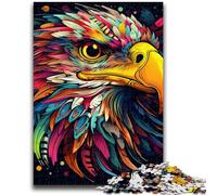 Puzzle 1000 pièces pour Adultes et Adolescents Aigle coloré 1000 pièces pour Adultes, Staycation Kill Time avec des pièces entièrement emboîtables de Formes aléatoires (50x75cm)