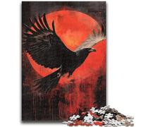 Puzzle 1000 pièces pour Adultes et Adolescents Aigle mystérieux Convient aux Enfants de 14 Ans et Plus Jeux familiaux Offrez des Cadeaux pour Toute la Famille 50x75cm