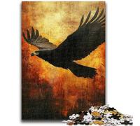 Puzzle 1000 pièces pour Adultes et Adolescents Aigle mystérieux Jouets éducatifs Jeux de Famille Cadeaux pour Amis et Famille 50x75cm