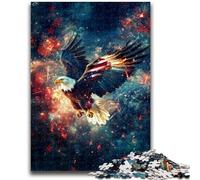 Puzzle 1000 pièces pour Adultes et Adolescents Aigle Volant Jeu Stimulant et éducatif en Famille pour Anniversaire, Noël 50x75cm