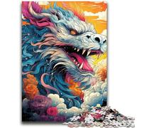 Puzzle 1000 pièces pour Adultes et Adolescents, Animaux, Dragon coloré, Jeux éducatifs, décoration d'intérieur, Cadeau d'anniversaire, Cadeaux pour Les 14 Ans et Plus, 50x75cm