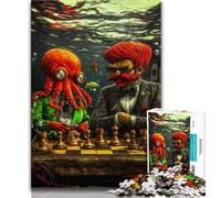 Puzzle 1000 pièces pour Adultes et Adolescents Animaux du Cirque 1000 pièces pour Adultes, Cadeau d'anniversaire, décoration Murale pour Les 14 Ans et Plus (Taille 75x50cm)