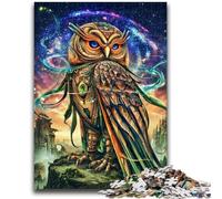Puzzle 1000 pièces pour Adultes et Adolescents, Animaux fantastiques, Hibou, Jeux Amusants en Famille, Cadeaux pour Amis et Famille, à partir de 14 Ans, 50x75cm