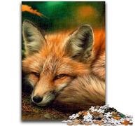 Puzzle 1000 pièces pour Adultes et Adolescents, Animaux, Renards, Jouets éducatifs, Jeux Anti-Stress, Interaction Parent-Enfant, pour Les 14 Ans et Plus, 26x38cm