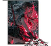 Puzzle 1000 pièces pour Adultes et Adolescents, Anime Demon Girl, Jeu de Quiz pour renforcer l'amour Entre Couples, à partir de 14 Ans (Taille 26x38cm)
