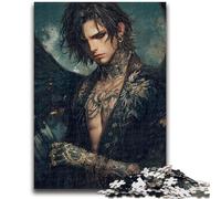 Puzzle 1000 pièces pour Adultes et Adolescents Anime Demon pour Les 14 Ans et Plus Cadeaux intéressants pour la réduction du Stress pour Les Amis et la Famille 26x38cm