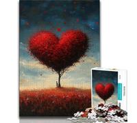 Puzzle 1000 pièces pour Adultes et Adolescents, Arbre d'amour, Jouet éducatif et décompressant, idéal comme Cadeau pour Toute la Famille (38x26cm)