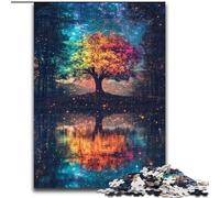 Puzzle 1000 pièces pour Adultes et Adolescents Arbre de Vie, Difficile avec des pièces entièrement emboîtables de Formes aléatoires (Taille 26x38cm)