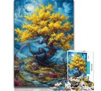 Puzzle 1000 pièces pour Adultes et Adolescents Arbre de Vie, Jouets éducatifs et éducatifs pour la Famille, pour renforcer l'amour Entre Couples (75x50cm)