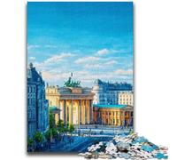 Puzzle 1000 pièces pour Adultes et Adolescents Architecture américaine Aide Le Cerveau à exercer Jouets addictifs pour cultiver la Patience Décoration Murale 26x38cm