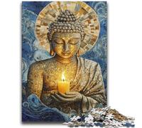 Puzzle 1000 pièces pour Adultes et Adolescents, Art de Bouddha Difficile à réaliser, mais Amusant et Humoristique Cadeau d'anniversaire et Cadeau Unique 26x38cm