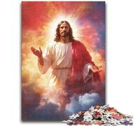 Puzzle 1000 pièces pour Adultes et Adolescents, Art de Jésus, Jeu éducatif, défi, Jouet, décoration intérieure Unique et Cadeaux, 26x38cm