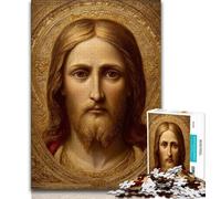 Puzzle 1000 pièces pour Adultes et Adolescents, Art de Jésus, Jeu Stimulant, décoration Murale, Cadeaux Uniques pour Anniversaire et Noël (Taille 75x50cm)