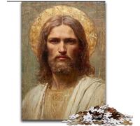Puzzle 1000 pièces pour Adultes et Adolescents Art de Jésus, pour Les 14 Ans et Plus Décoration d'intérieur comme Cadeau pour Toute la Famille et Les Amis (Taille 50x75cm)