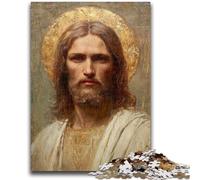 Puzzle 1000 pièces pour Adultes et Adolescents Art de Jésus pour Les 14 Ans et Plus Jeu Impossible Cadeau d'anniversaire de Noël 26x38cm