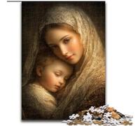 Puzzle 1000 pièces pour Adultes et Adolescents, Art de la Vierge Marie, Jouets et Jeux éducatifs pour Adultes et Adolescents (Taille 50x75cm)