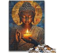 Puzzle 1000 pièces pour Adultes et Adolescents, Art du Bouddha, Anti-Stress, défi Difficile, idéal comme Cadeau pour Toute la Famille, 50x75cm