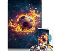 Puzzle 1000 pièces pour Adultes et Adolescents, Art du Football, Jouets éducatifs et éducatifs, Jeux familiaux, pour renforcer l'amour Entre Couples, 38x26cm