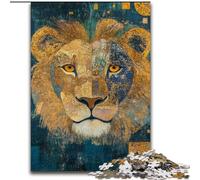 Puzzle 1000 pièces pour Adultes et Adolescents, Art du Lion, Jouet éléphant, Jeu intellectuel, Cadeau d'anniversaire, décoration Murale pour Les 14 Ans et Plus (Taille 50x75cm)