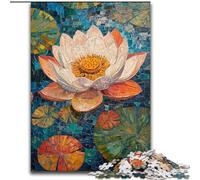 Puzzle 1000 pièces pour Adultes et Adolescents, Art du Lotus, Jouets éducatifs et éducatifs, Jeux familiaux, Cadeaux d'anniversaire et Cadeaux Uniques (Taille 26x38cm)