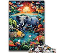 Puzzle 1000 pièces pour Adultes et Adolescents Art Elephant Puzzle 1000 pièces, Jeux éducatifs familiaux, décoration d'intérieur, Cadeau (50x75cm)