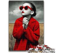Puzzle 1000 pièces pour Adultes et Adolescents Art Humain Aide Le Cerveau à exercer Jouets addictifs pour cultiver la Patience Cadeau pour Les Anniversaires 26x38cm