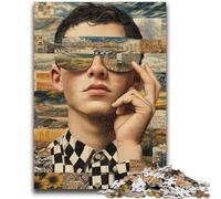 Puzzle 1000 pièces pour Adultes et Adolescents Art Humain Soulagement du Stress Défi Difficile À Offrir en Cadeau pour Toute la Famille 26x38cm