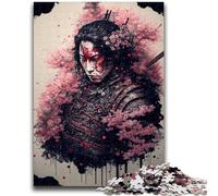 Puzzle 1000 pièces pour Adultes et Adolescents, Art Japonais, Ninja, Jeux Amusants en Famille, Cadeaux pour Amis et Famille, à partir de 14 Ans, 26x38cm