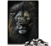 Puzzle 1000 pièces pour Adultes et Adolescents Art Lions colorés pour et à partir de 14 Ans Jouets de Jeu Car il est idéal comme Cadeau pour Toute la Famille 38x26cm
