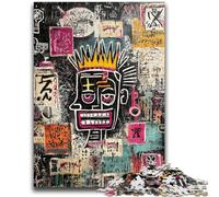 Puzzle 1000 pièces pour Adultes et Adolescents, Art Moderne de Basquiat, Jeux éducatifs, décoration Murale, Cadeaux d'anniversaire et de Noël Uniques, 50x75cm