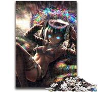 Puzzle 1000 pièces pour Adultes et Adolescents, Art psychédélique, Difficile à réaliser, mais Amusant et Humoristique, Cadeau d'anniversaire, Cadeaux, Art Mural 26x38cm