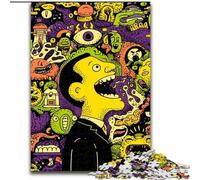 Puzzle 1000 pièces pour Adultes et Adolescents, Art psychédélique, Jouets éducatifs, Anti-Stress, décoration d'intérieur Unique et Cadeaux (Taille 50x75cm)