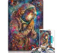 Puzzle 1000 pièces pour Adultes et Adolescents : Astronaute en prière, Jeu éducatif et Stimulant pour Toute la Famille, idéal pour Les Anniversaires et Noël (38 x 26 cm)