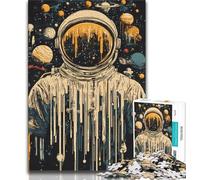 Puzzle 1000 pièces pour Adultes et Adolescents, Astronaute Fantastique, Aide Le Cerveau à exercer des Jouets addictifs pour cultiver la Patience, décoration Parfaite (38x26cm)