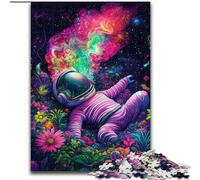 Puzzle 1000 pièces pour Adultes et Adolescents Astronaute psychédélique, Jouets et Jeux éducatifs pour Adultes et Adolescents (Taille 50x75cm)