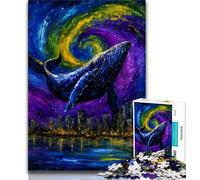 Puzzle 1000 pièces pour Adultes et Adolescents Baleine mystérieuse, activité familiale Amusante à la Maison, Cadeau d'anniversaire, Cadeau de Voyage (Taille 38x26cm)