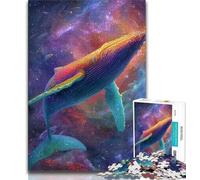 Puzzle 1000 pièces pour Adultes et Adolescents Baleine spirituelle, Difficile à réaliser, mais Amusant et Humoristique, Cadeau d'anniversaire et Cadeau Unique (38x26cm)