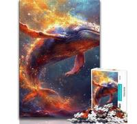 Puzzle 1000 pièces pour Adultes et Adolescents Baleines au Fond Marin Puzzle 1000 pièces,Jeux d'activités familiales stimulants,Jouet à Faire soi-même pour décoration Murale de la Maison,Cadeaux