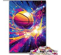 Puzzle 1000 pièces pour Adultes et Adolescents, Basket-Ball, Jouets éducatifs, Anti-Stress, décoration d'intérieur Unique et Cadeaux (Taille 26x38cm)