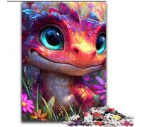 Puzzle 1000 pièces pour Adultes et Adolescents Bébé Dragon, Anti-Stress, défi Difficile, Cadeaux du Père Noël Secret 50x75cm
