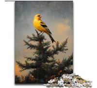 Puzzle 1000 pièces pour Adultes et Adolescents : Bel Oiseau, Jeu Familial Anti-Stress, défi Difficile, renforce l'amour Entre Couples (Taille 50x75cm)