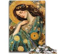 Puzzle 1000 pièces pour Adultes et Adolescents Belle Femme endormie Aide Le Cerveau à exercer Jouets addictifs pour cultiver la Patience Décoration Murale 26x38cm