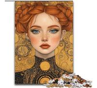 Puzzle 1000 pièces pour Adultes et Adolescents, Belle Femme, Jeu éducatif, Jouet Stimulant pour améliorer la mémoire, à partir de 14 Ans (Taille 26x38cm)