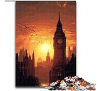 Puzzle 1000 pièces pour Adultes et Adolescents Big Ben, Londres, idéal comme Cadeau éducatif pour Toute la Famille (Taille 26x38cm)
