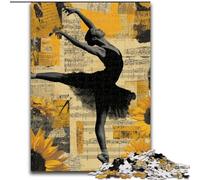 Puzzle 1000 pièces pour Adultes et Adolescents, Black Swan Ballet, Jouets éducatifs, Jeux de Famille, Cadeaux pour Amis et Famille (Taille 26x38cm)