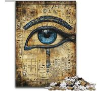Puzzle 1000 pièces pour Adultes et Adolescents Blue Eye, Jeu Stimulant et Familial avec des pièces de Formes aléatoires entièrement emboîtables (Taille 26x38cm)