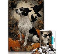 Puzzle 1000 pièces pour Adultes et Adolescents Border Collie, Difficile à réaliser, mais Amusant et Humoristique, Cadeau d'anniversaire et Cadeau Unique (38x26cm)