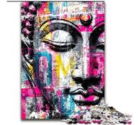 Puzzle 1000 pièces pour Adultes et Adolescents, Bouddha Fantastique, adapté aux Personnes de 14 Ans et Plus, Jeux éducatifs, Cadeaux du Père Noël Secret (Taille 50x75cm)
