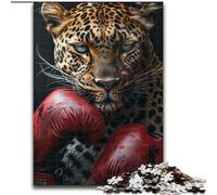 Puzzle 1000 pièces pour Adultes et Adolescents, Boxer léopard, Jeux, Jouets, Cadeaux d'anniversaire Uniques pour Les Enfants de 14 Ans et Plus (Taille 26x38cm)