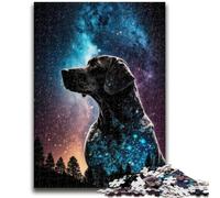 Puzzle 1000 pièces pour Adultes et Adolescents Braque Allemand à Poil Court Anti-Stress, défi Difficile, renforce l'amour Entre Couples, 38x26cm